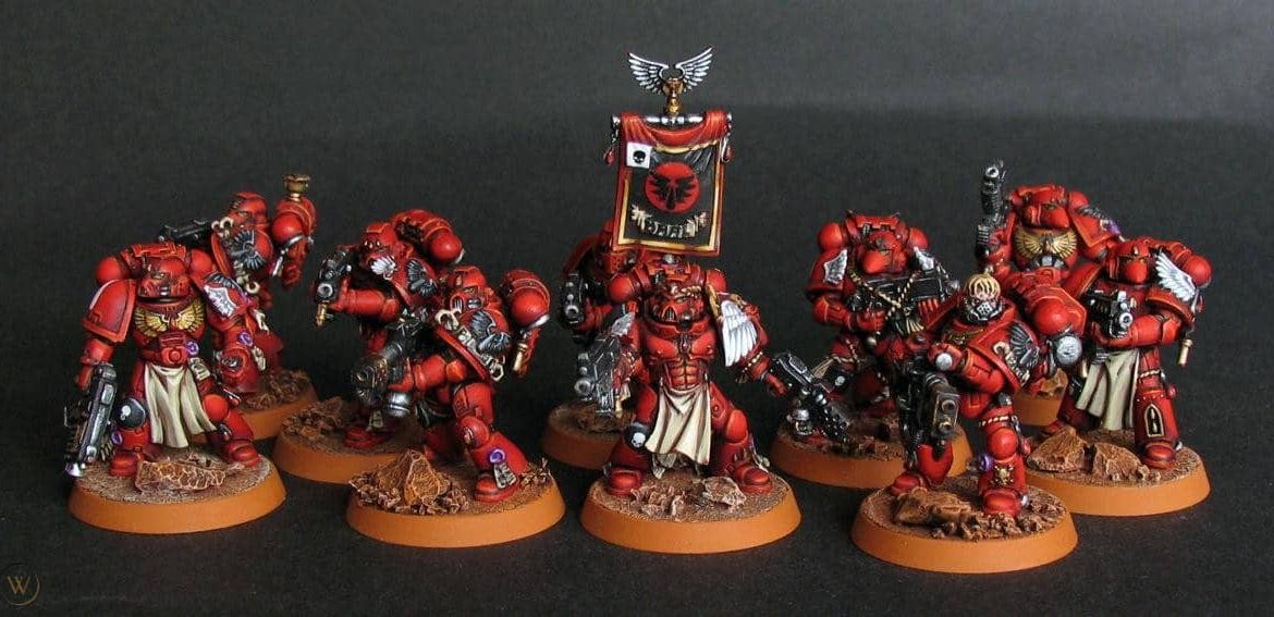 peindre figurines blood angels